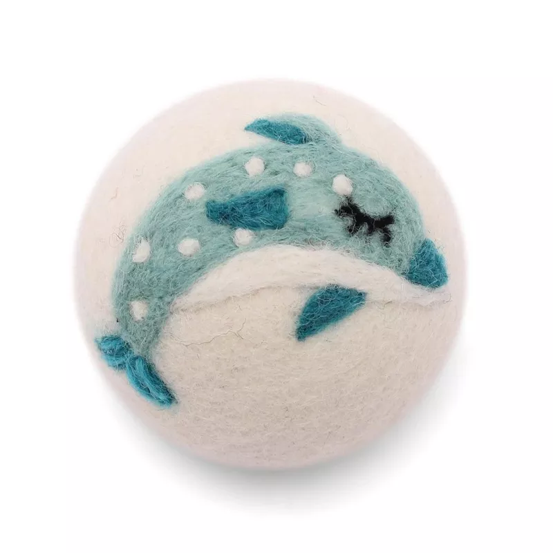 wool-dryer-ball-dolphin Wool Dryer Ball – Dolphin